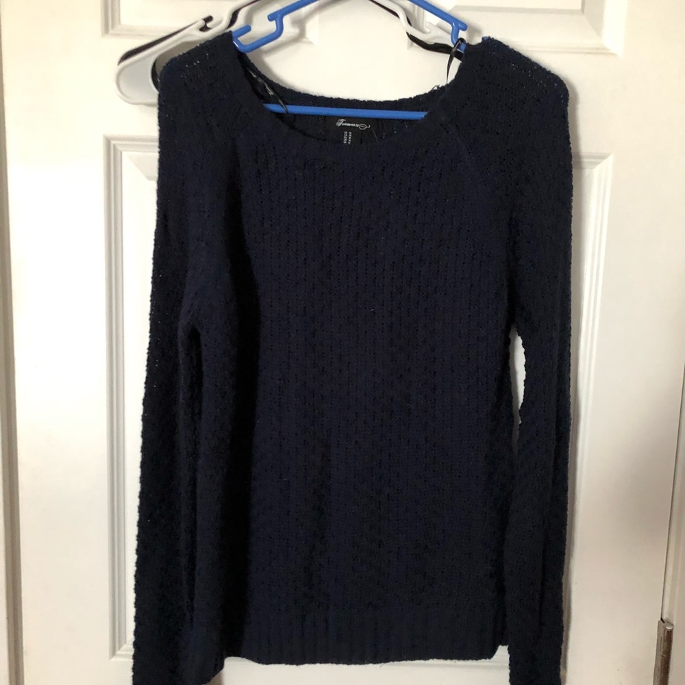 FOREVER 21 NWT Navy Sweater
